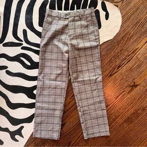 DEADSTOCK VINTAGE Plaid Cropped Trousers